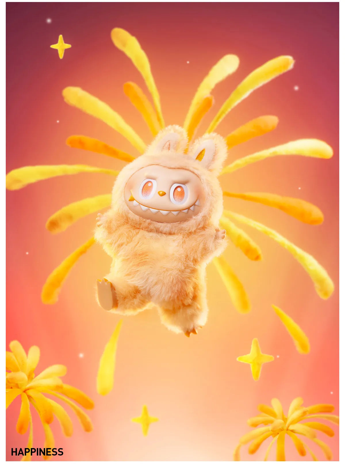 THE MONSTERS Big into Energy Series-Vinyl Plush Pendant Blind Box - Labubu